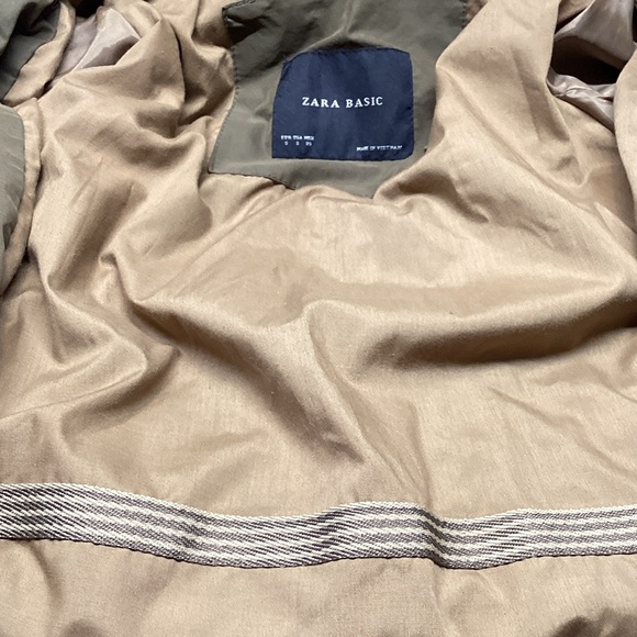Zara Basic Women's Olive Jacket Size Small - Picture 10 of 11